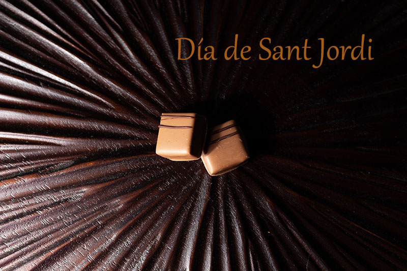 regalar bombones Sant Jordi